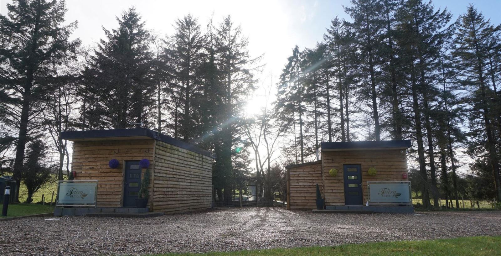 Glamping at Log Cabins at Fairy Glen, Coleraine