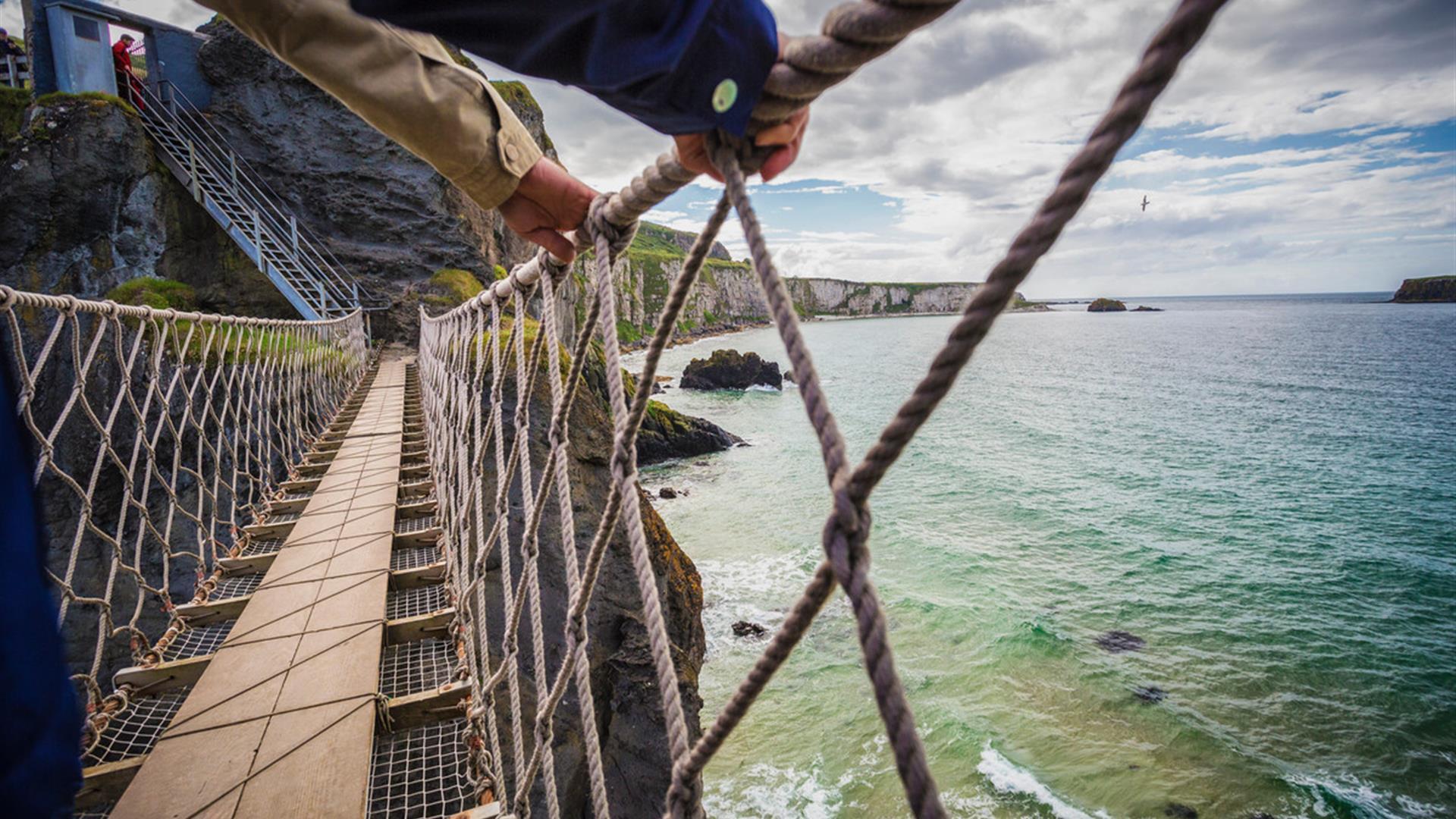 CarrickaRede Rope Bridge The National Trust in Ballycastle